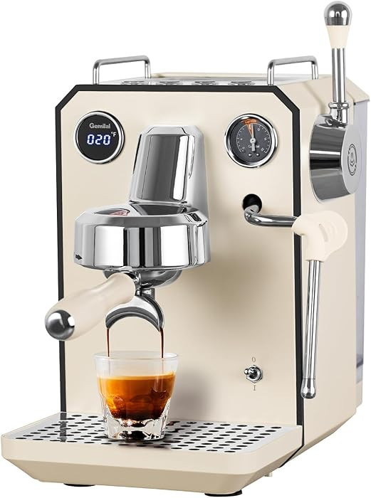 Owl Espresso Machine, 15 Bar Professional Semi-Automatic Espresso Maker with Milk Frother Steam W... | Amazon (US)