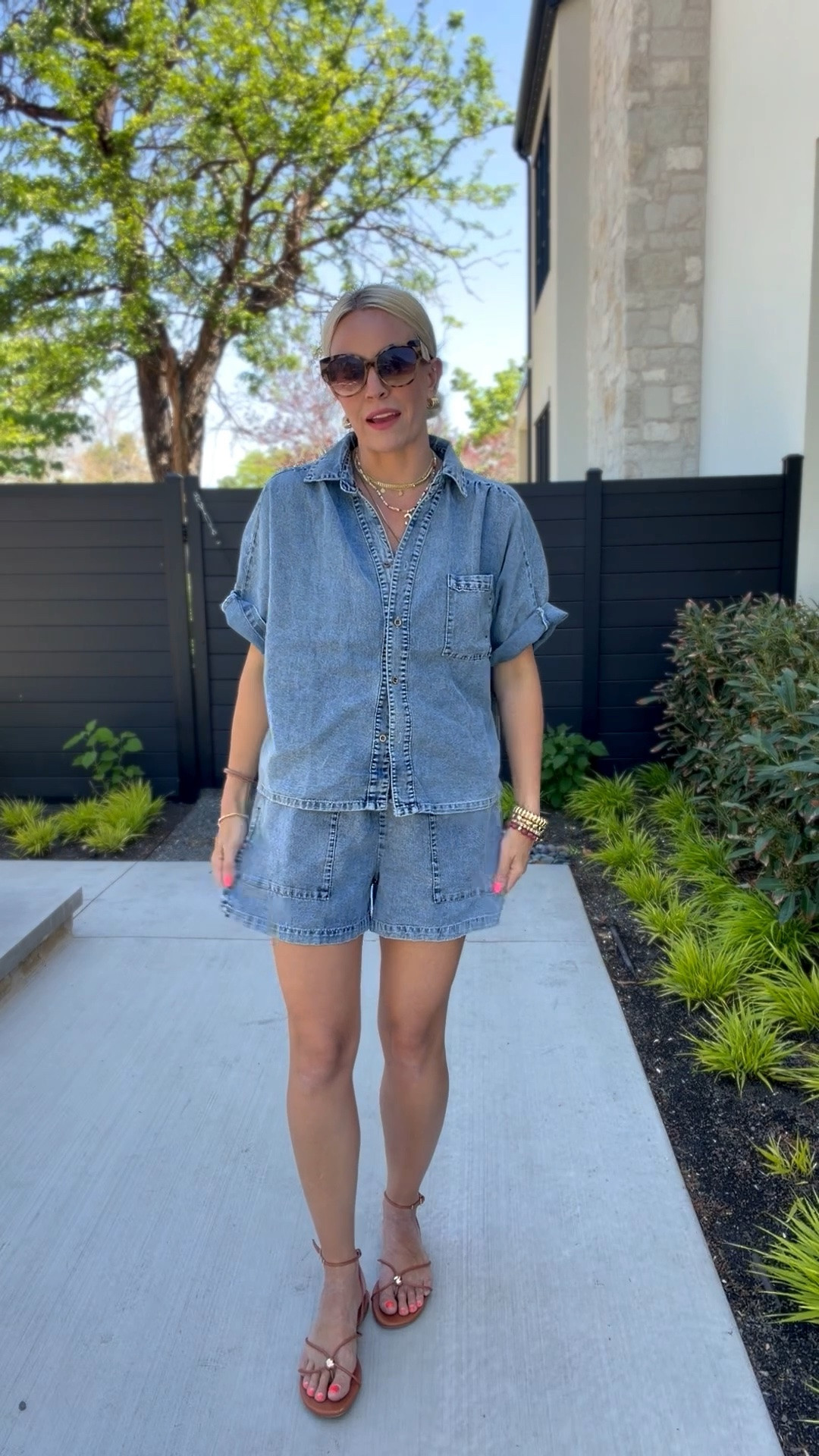 I bring this denim set out every single summer! You can style it so many ways and separately, too not to mention it fits perfectly

#LTKgrwm #LTKmomlife #LTKootd