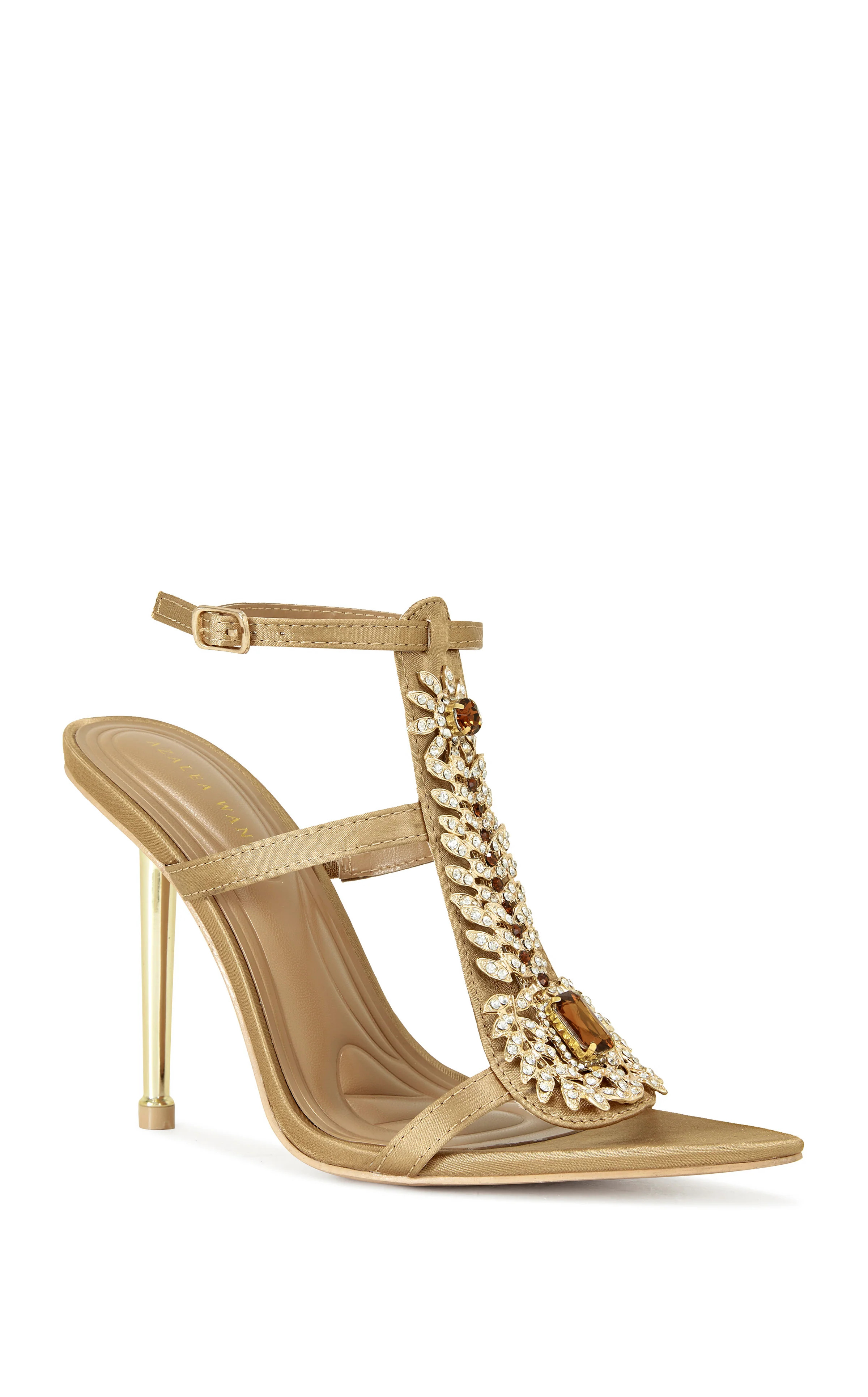 WYATT-BROWN STILETTO SANDAL | Azalea Wang