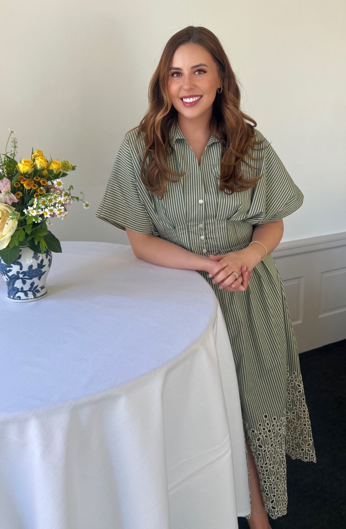 The Tobie dress is always flattering- for any body type! I wore this to my baby shower last weekend… 

#LTKspring #LTKMidsize #LTKdayinmylife