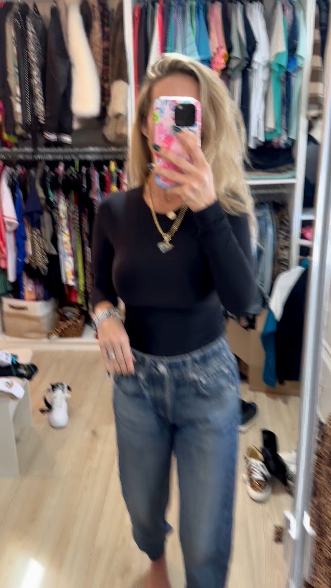 Jogger sweatpants that look like jeans 🙌🏼
I have these in another color also. Love them  

#LTKmomlife #LTKdayinmylife #LTKBeauty