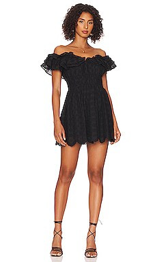 Tularosa Casey Mini Dress in Black from Revolve.com | Revolve Clothing (Global)