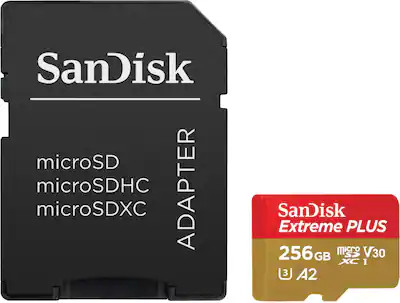 SanDisk - Extreme PLUS 256GB microSDXC UHS-I Memory Card | Best Buy U.S.