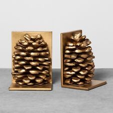 Hearth and Hand with Magnolia Pinecone Book End Set Gold NWT | eBay | eBay US