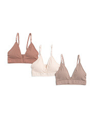 3pk Ribbed Triangle Bras | Women | Marshalls | Marshalls