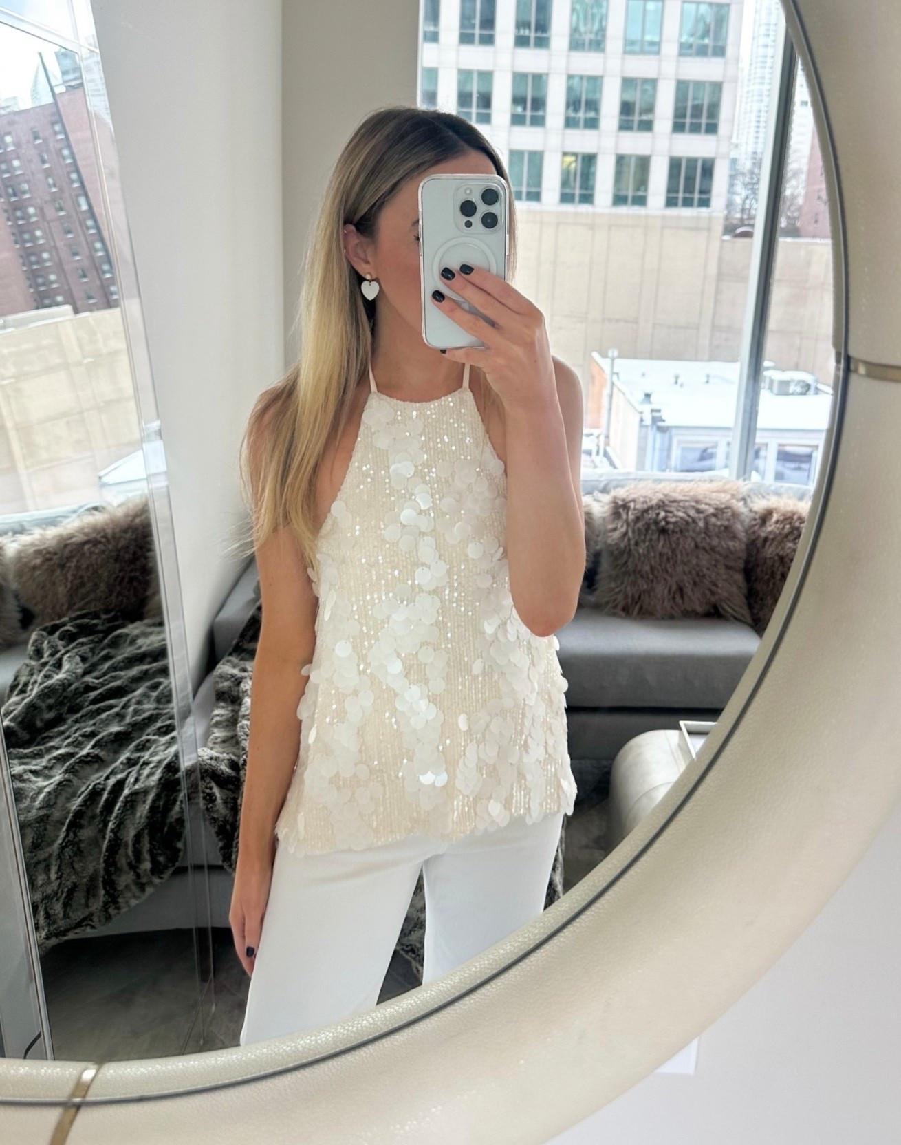 Bachelorette Party Outfit Inspired for Brides / Beach Vacation Outfit 
* bride outfit bachelorette party featuring party top paired with playful heart dangle earrings perfect for beach destinations, dinner or late-night dancing 

#LTKootd #LTKTravel #LTKWedding