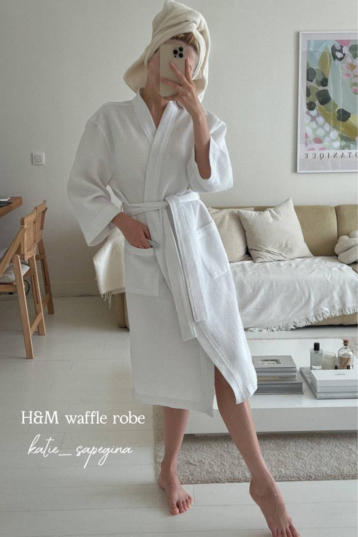 H&M waffle robe 🤍 

#LTKeurope #LTKhome