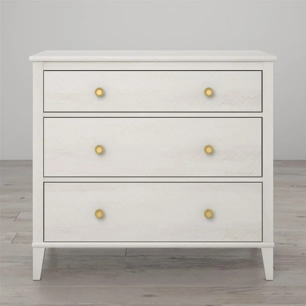 Little Seeds Monarch Hill Poppy 3 Drawer Dresser, Ivory Oak, (Off-White) - Walmart.com | Walmart (US)