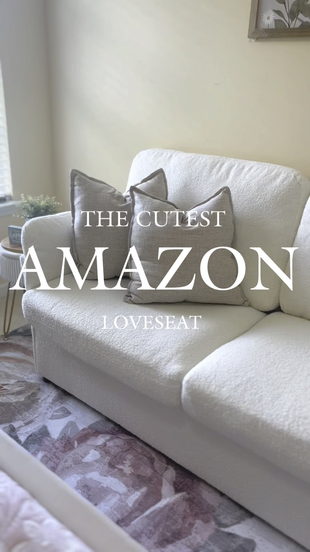 Perfect for any space! Comfy, neutral and cute ! 



#LTKVideo #LTKHome #LTKSummerSales