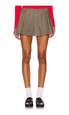 Lovers and Friends Nicki Skort in Black & Tan from Revolve.com | Revolve Clothing (Global)