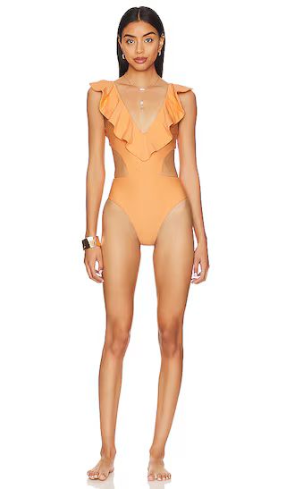Luca One Piece in Apricot | Revolve Clothing (Global)