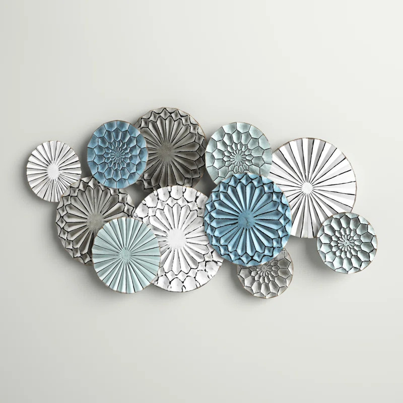 Multi-Color Metal Abstract Flower Wall Decor | Wayfair North America