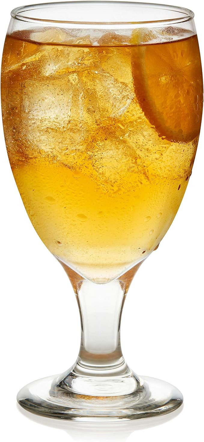 Libbey Classic Goblet Party Glasses, Set of 12 | Amazon (US)