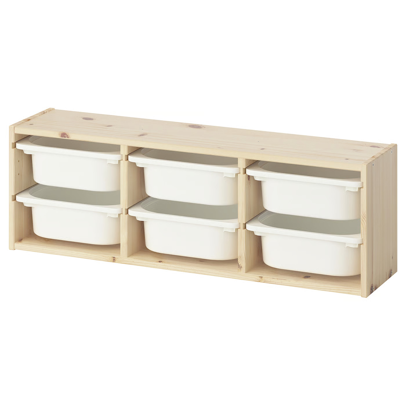 TROFAST Wall storage, light white stained pine/white, 36 5/8x8 1/4x11 3/4 " | IKEA US