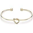 Amazon.com: PAVOI 14K Gold Plated Forever Love Knot Infinity Bracelets for Women | Yellow Gold Br... | Amazon (US)
