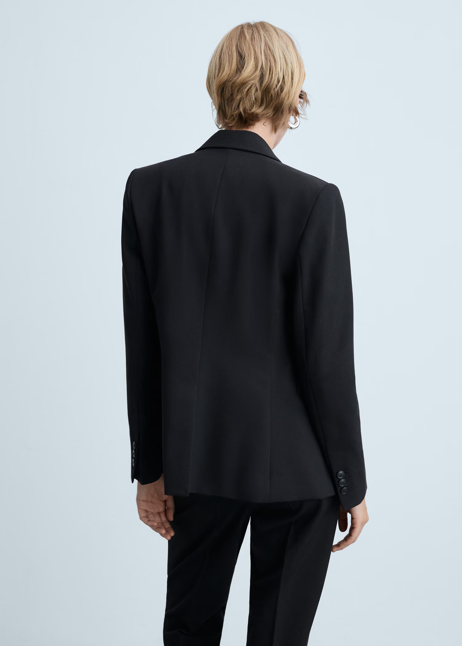 Fitted suit blazer - Woman | MANGO USA | MANGO (US)