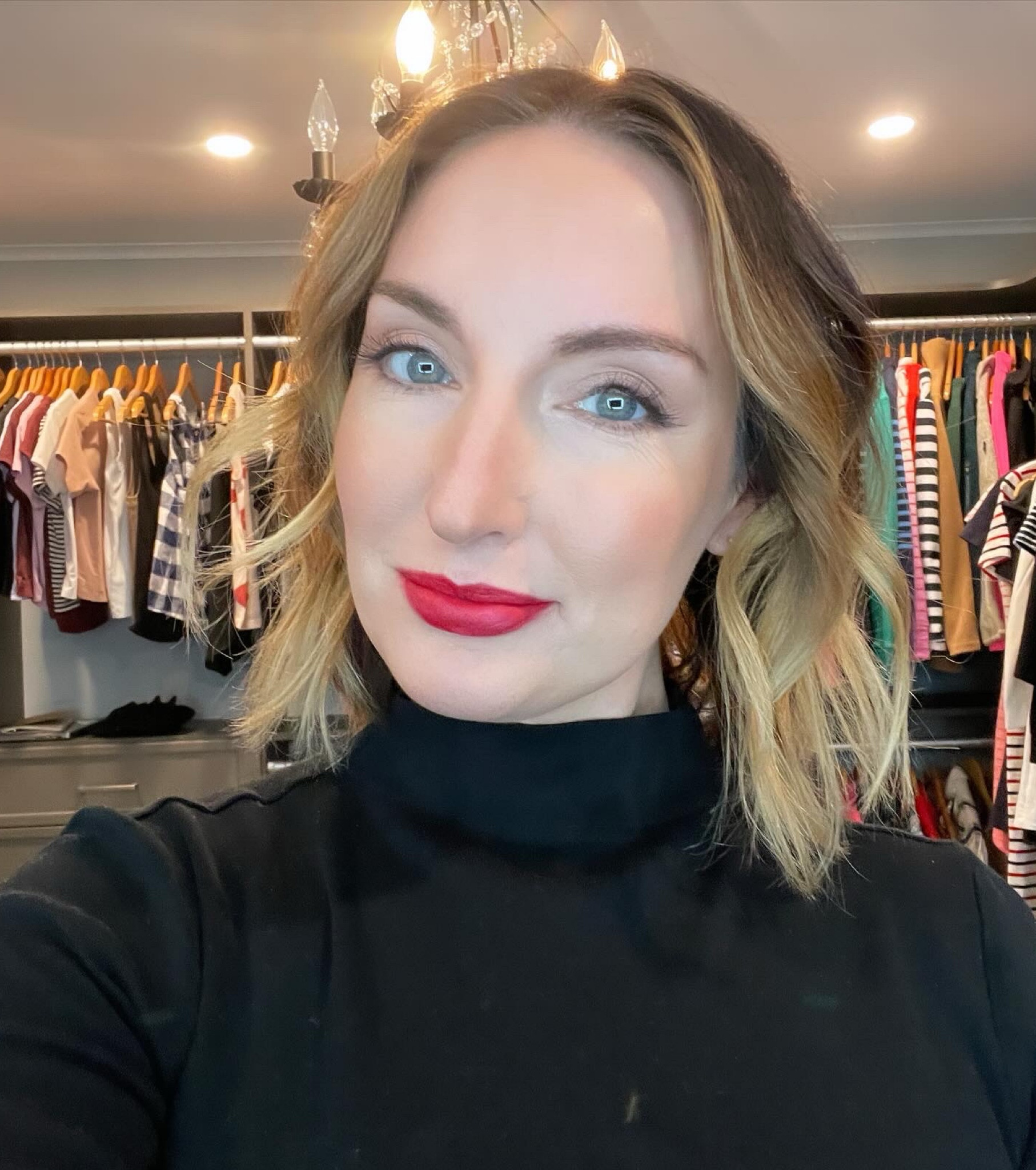 Red lip makeup LEWK. Everything I’m wearing is listed here #makeup #lewk

#LTKstyletip #LTKfindsunder50 #LTKbeauty