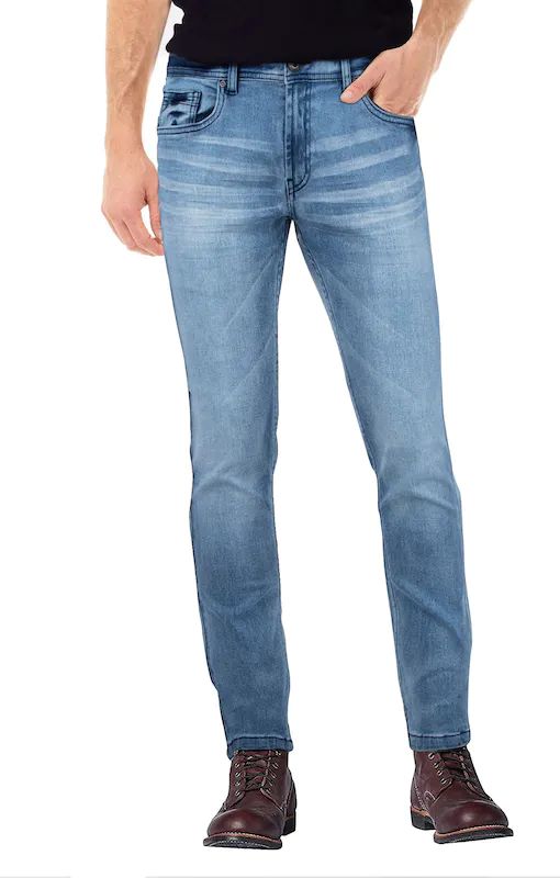 X RAY Cultura Men's Super Stretch Washed Denim Jeans - Blue - 33W X 32L | Verishop
