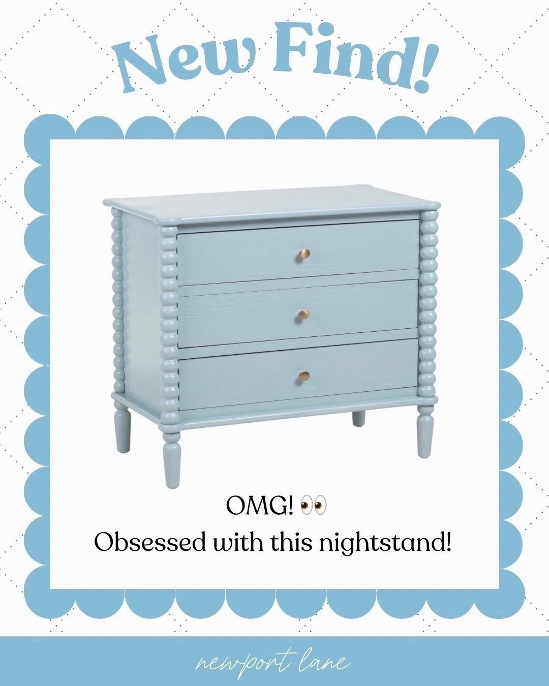 TJ Maxx doing what they do best 🤍 This blue nightstand is such a gorgeous coastal bedroom accent and the price is honestly unreal. If you have been looking for that perfect blue nightstand to complete your coastal bedroom without breaking the bank, this is your sign. Linked below and trust me you’ll want to move fast on this one! @tjmaxx 



#LTKU #LTKSaleAlert #LTKHome