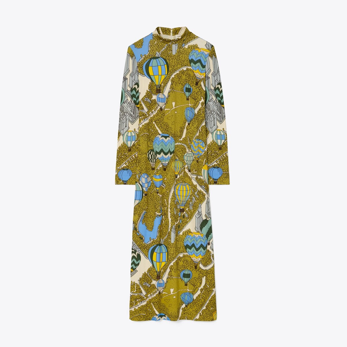 Printed Mockneck Dress | Tory Burch (US)