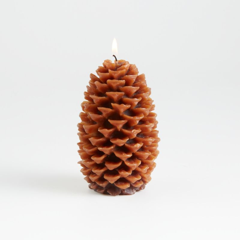Small Pinecone Candle + Reviews | Crate & Barrel | Crate & Barrel