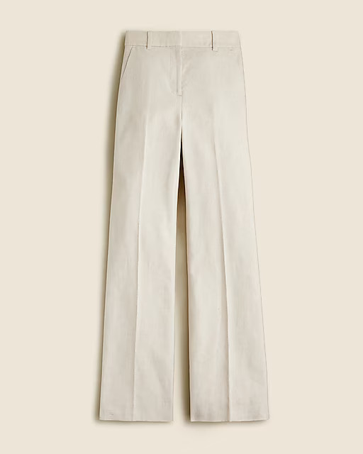 Carolina flare pant in stretch linen blend | J. Crew US