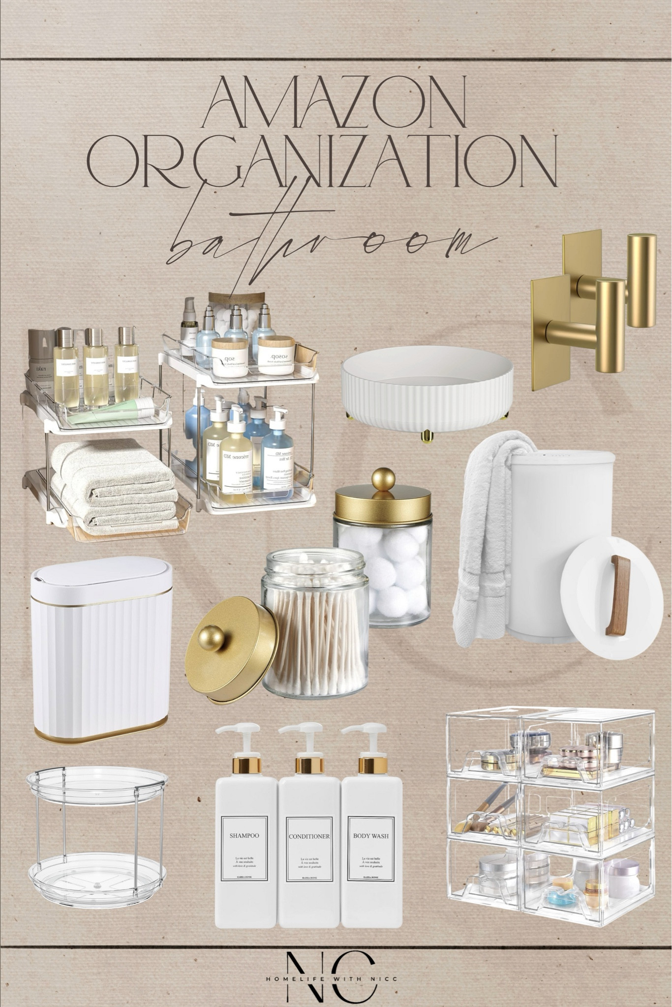 Bathroom organization all from Amazon! Starting the year out by reorganizing and decluttering! #amazonhome #amazonbathroom #amazonorganization #bathroomorganization #bathroomstorage

#LTKStyleTip #LTKHome #LTKBeauty