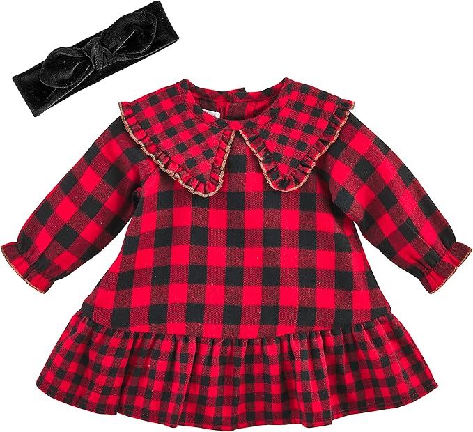 Mud Pie Baby One Size Girls Dress Set | Amazon (US)