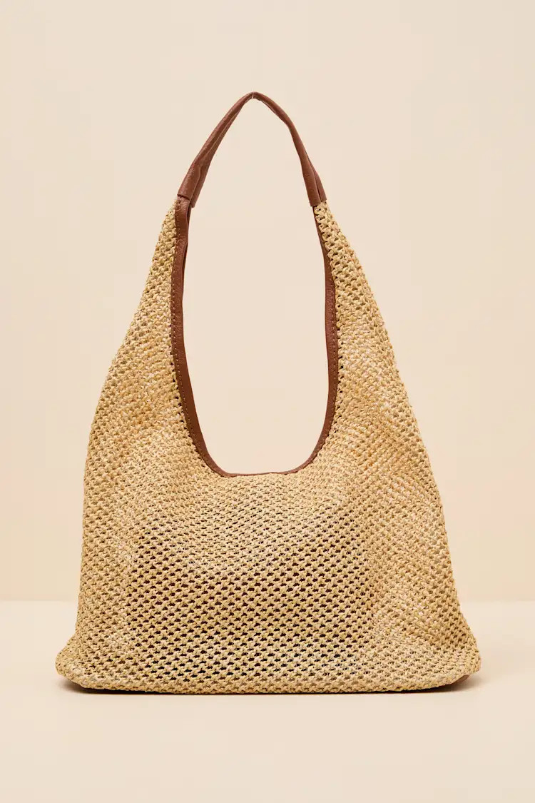 Sunny Beige Woven Raffia Tote Bag | Lulus