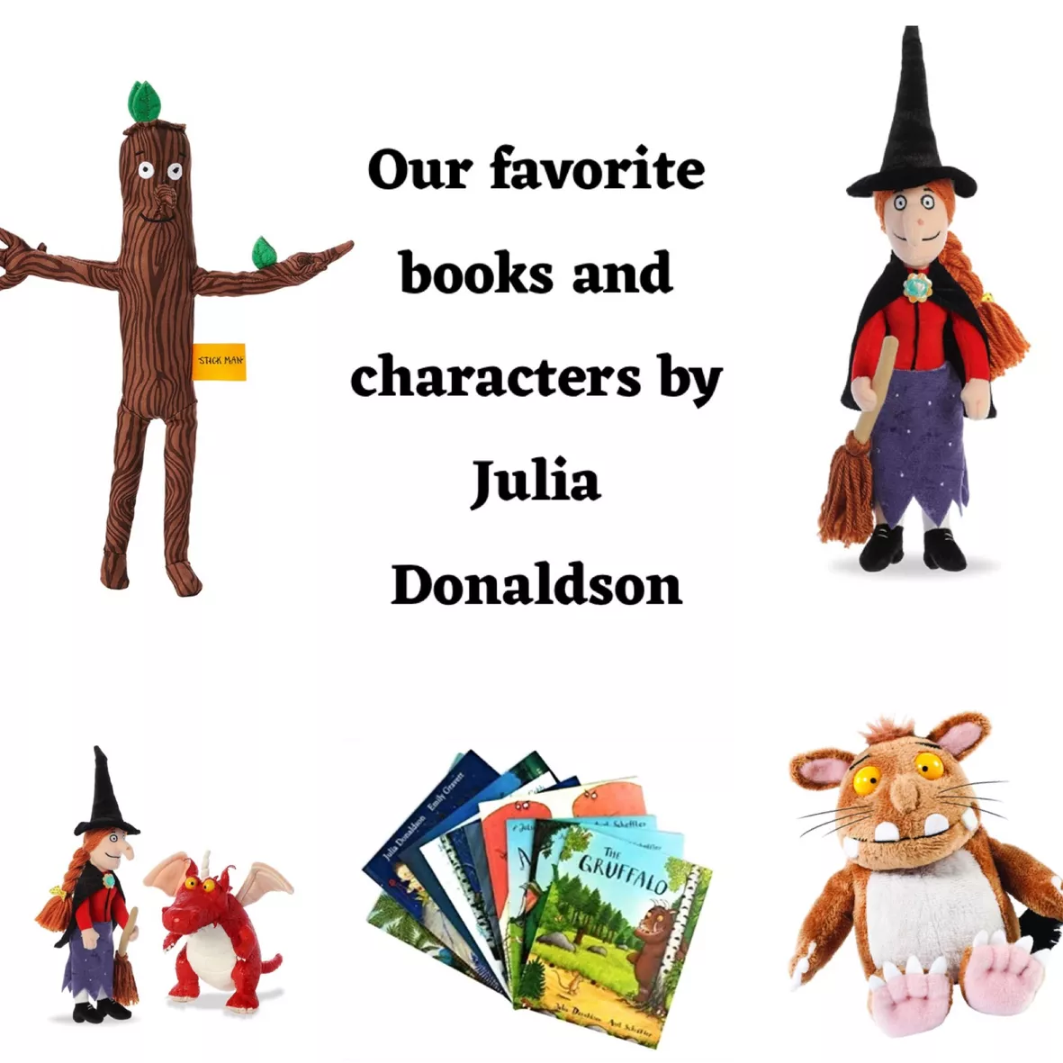 Julia Donaldson's Plush Characters