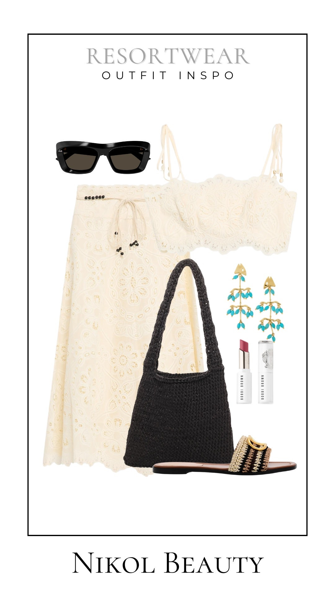 Vacation style, but make it couture. Embroidered elegance and luxe neutrals for the ultimate resort moment. 

 #ResortReady
resortwear outfit, vacation outfit inspo, Zimmermann set, embroidered skirt, summer co-ord, neutral resort style, luxury getaway look, coastal chic, flat crochet sandals, designer vacation style, minimalist shoulder bag, statement earrings, vacation glam, summer packing list



#LTKShoeCrush #LTKItBag #LTKStyleTip