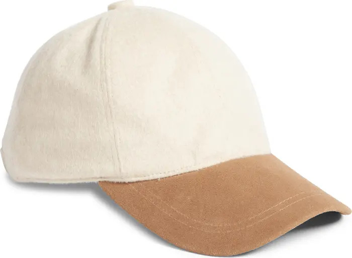 Nordstrom Wool & Cashmere Adjustable Baseball Cap | Nordstrom | Nordstrom