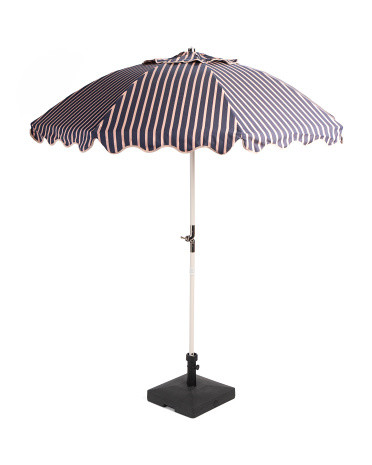 7ft The Club Monaco Stripe Umbrella With Carry Bag | TJ Maxx