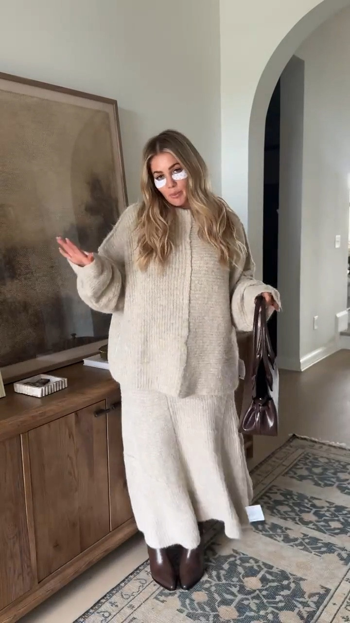 Cutest sweater skirt set!! 🤍 There is often a code on ASOS site! I got a medium in sweater and large in skirt  

#LTKSaleAlert #LTKMidsize #LTKStyleTip