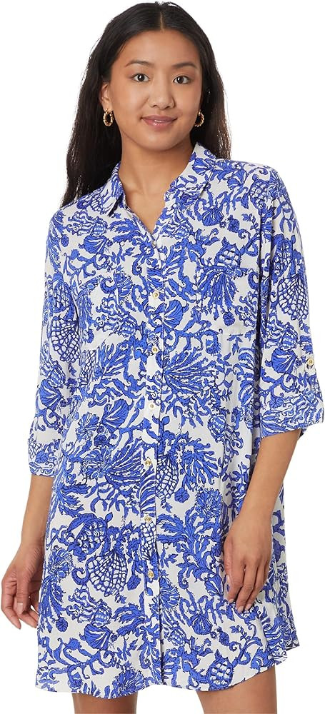 Lilly Pulitzer Women's Natalie Coverup with Slee | Amazon (US)