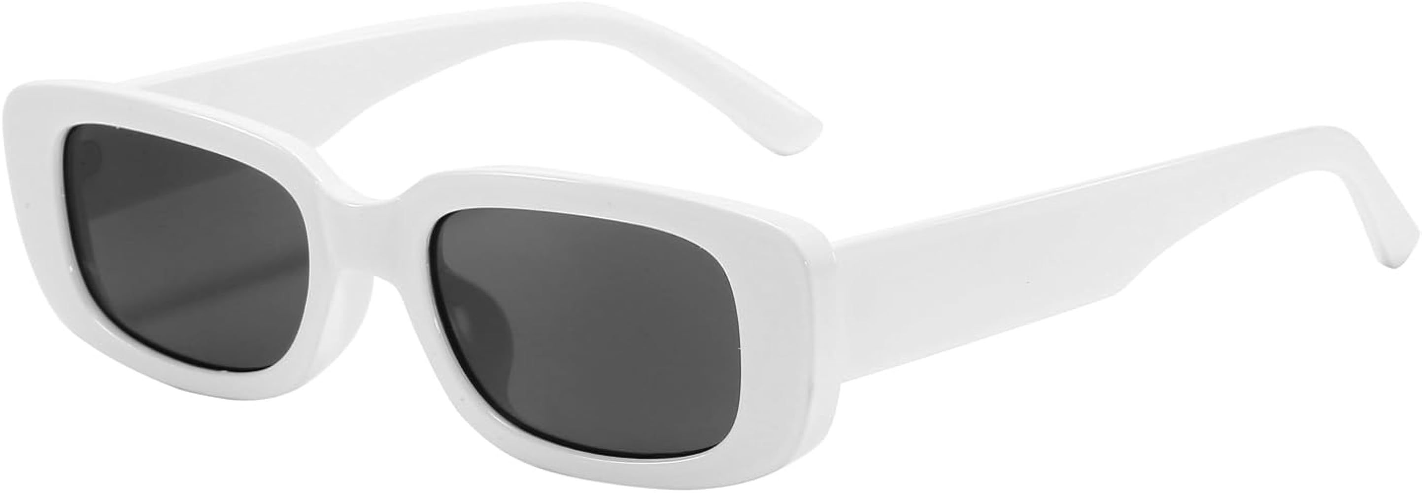 Amazon.com: BUTABY Rectangle Sunglasses for Women Retro Driving Glasses 90’s Vintage Fashion Na... | Amazon (US)