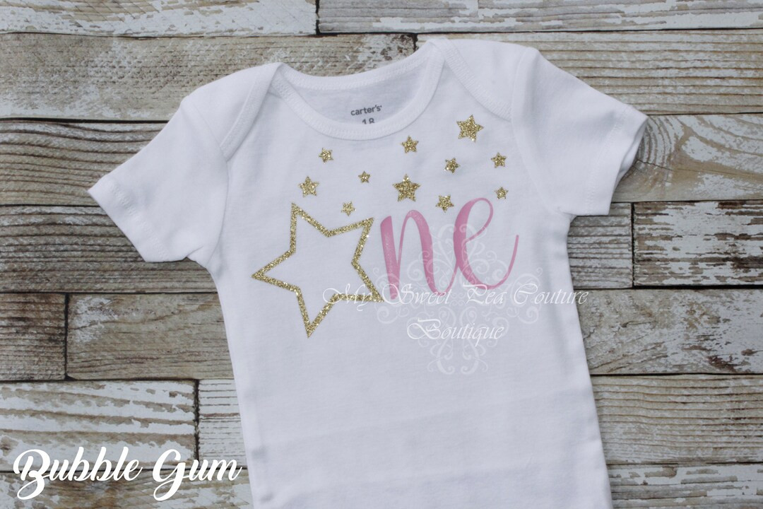Gold Star First Birthday Outfit Personalized First Birthday Outfit Twinkle Twinkle Little Star Bi... | Etsy (US)