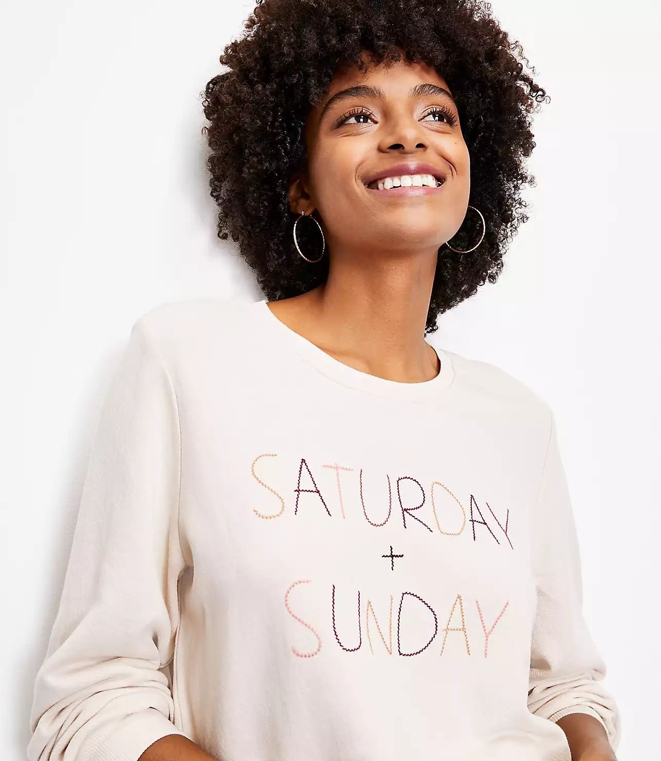 Saturday & Sunday Sweatshirt | LOFT