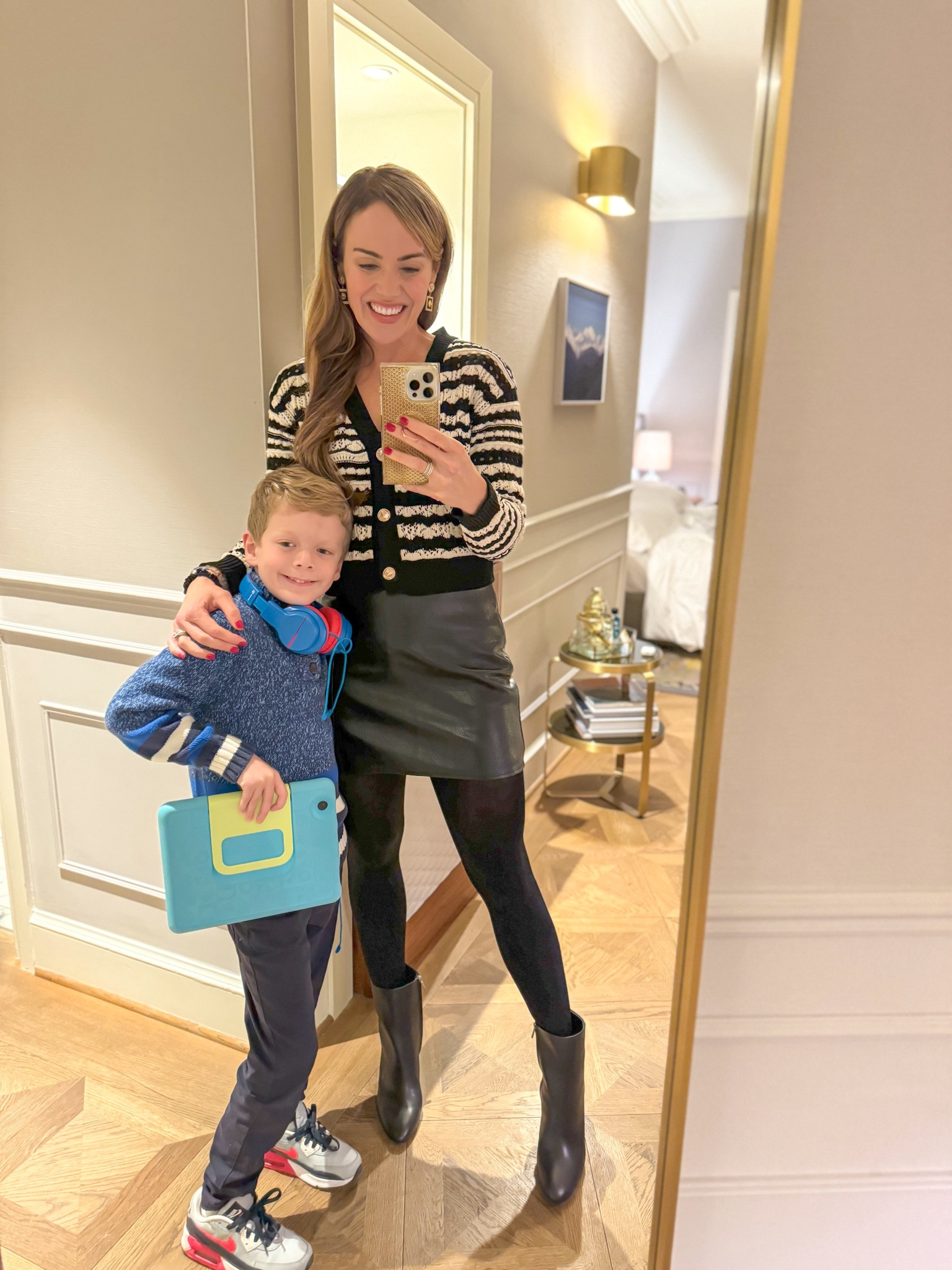 A fun cold-weather night-out outfit in Munich! I’m in a small in the skirt and sweater. 

#LTKStyleTip #LTKFindsUnder50 #LTKFindsUnder100