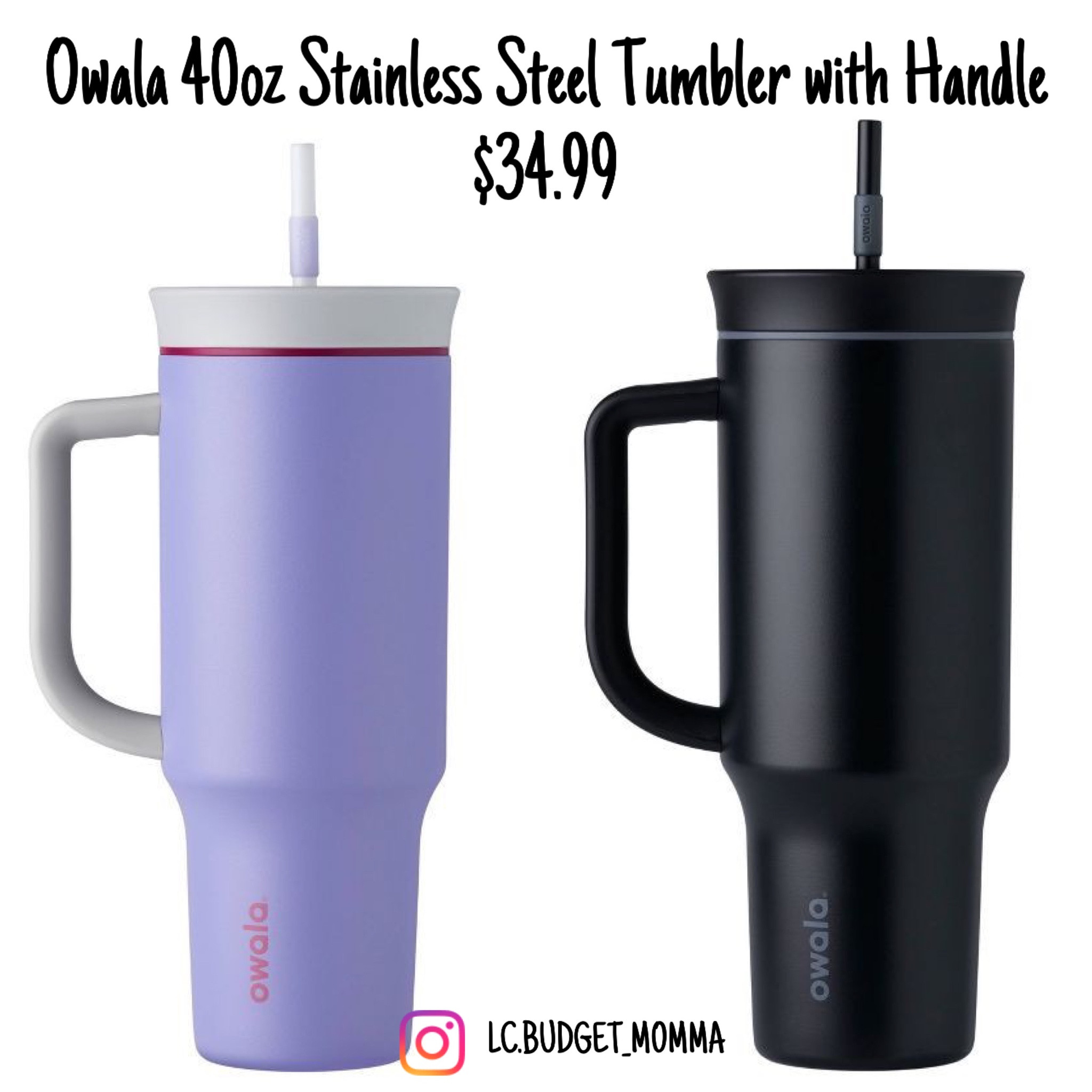 Owala 40oz Stainless Steel Tumbler With Handle - Panther Paw : Target