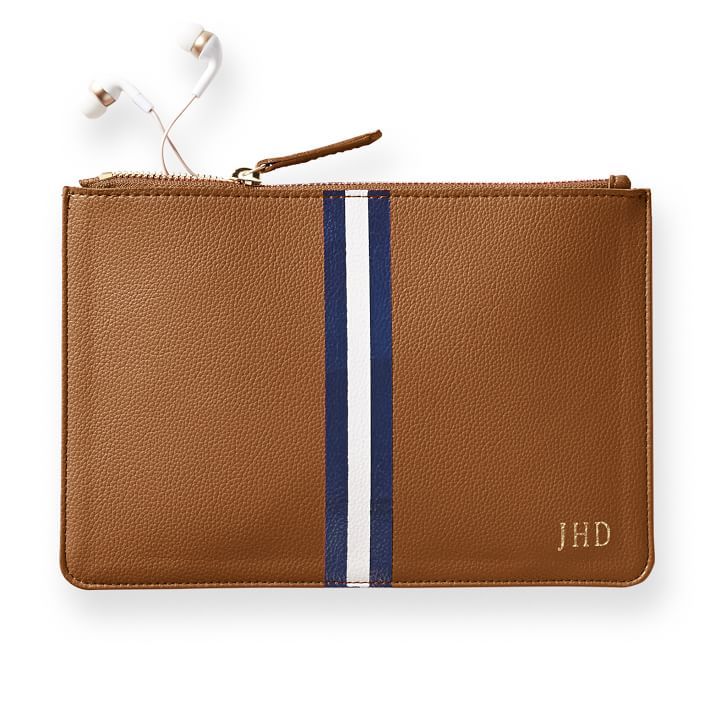 Lia Striped Pouch | Mark and Graham