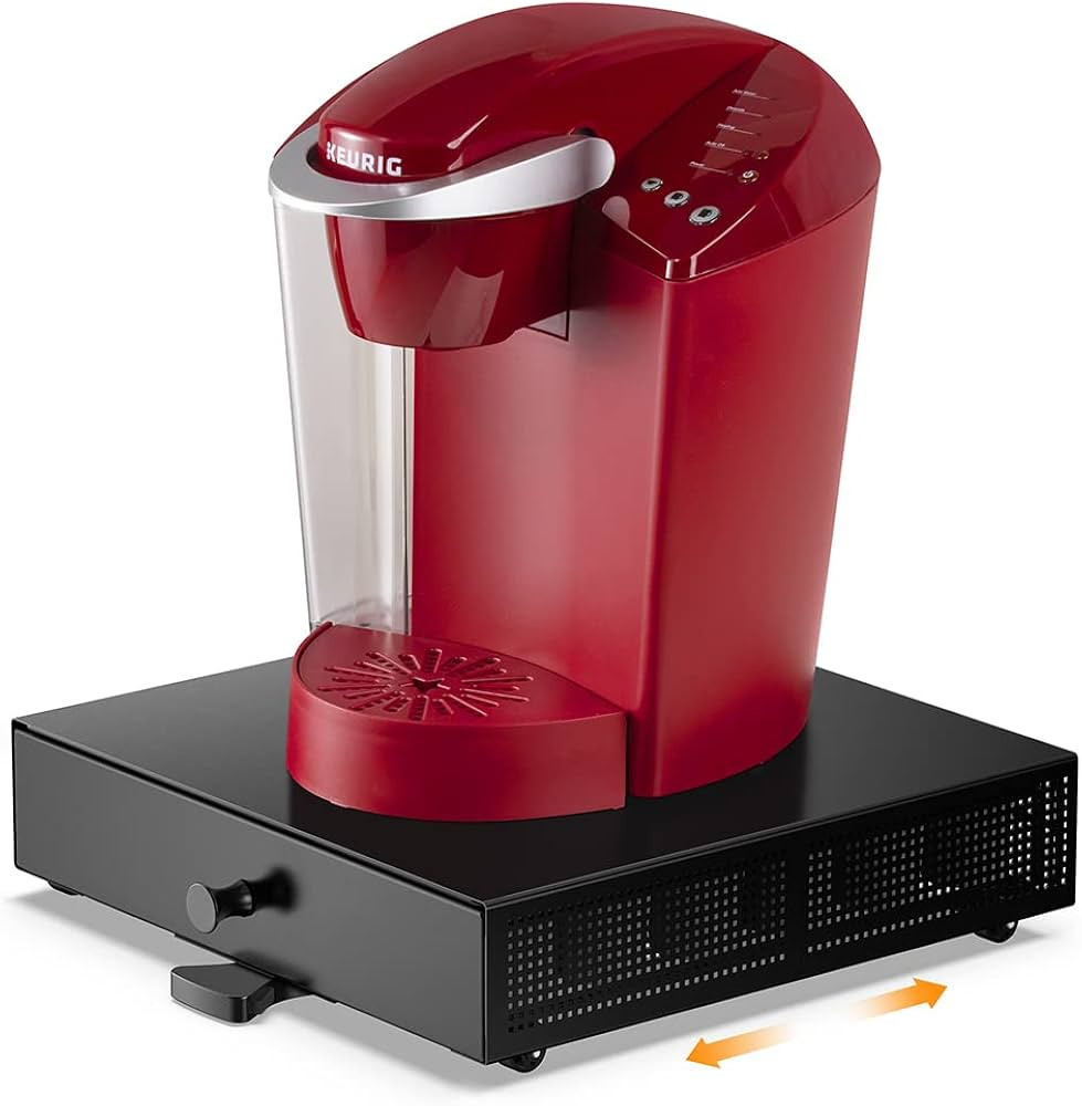 Goldlion K Cup Holder Sliding Tray Pull out Coffee Pod Organizer Rolling K Cup Organization Stora... | Amazon (US)