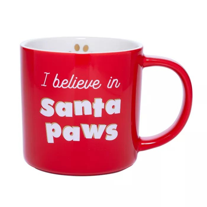 16oz Stoneware I Believe In Santa Mug - Parker Lane | Target