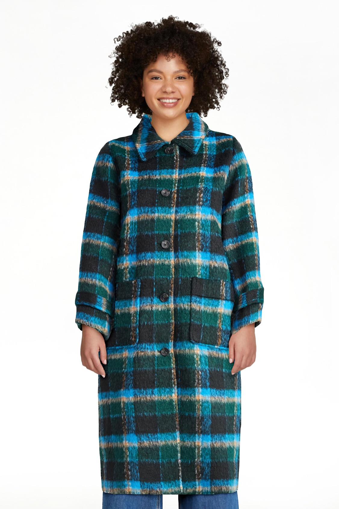 Free Assembly Women's and Women's Plus Long Wool Blend Coat, Sizes XS-4X | Walmart (US)
