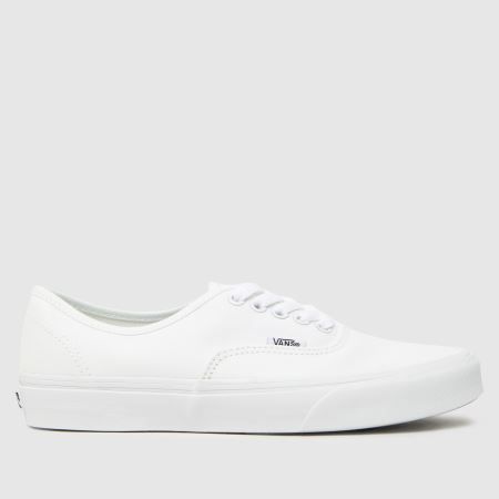 Womens White Vans Authentic Trainers | schuh | Schuh