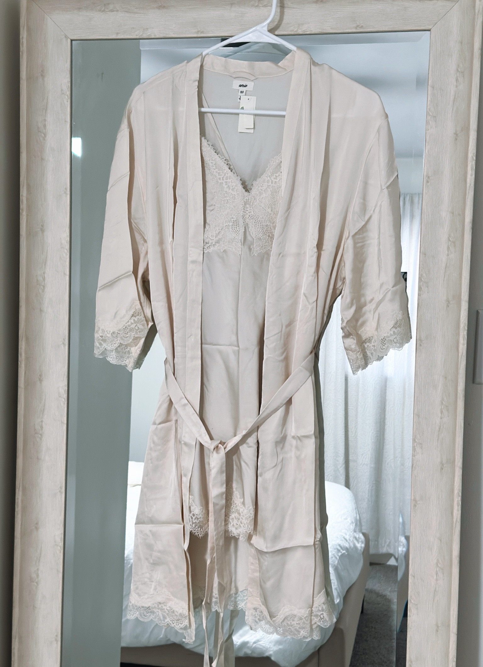 Wedding day getting outfit!! 
Slip: Abercrombie 
Robe: Aerie 

#LTKWedding #LTKStyleTip #LTKSeasonal