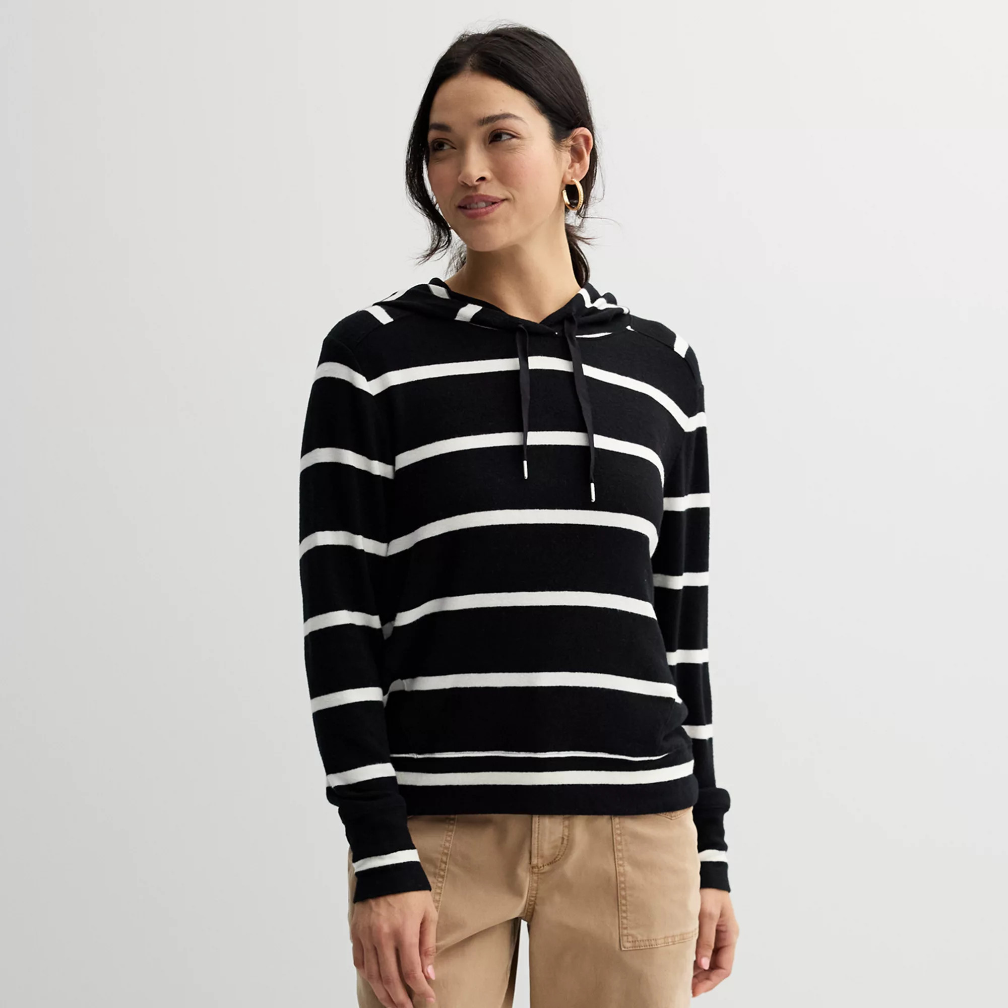 Women's Sonoma Goods For Life® Cozy Long Sleeve Hoodie | Kohl's