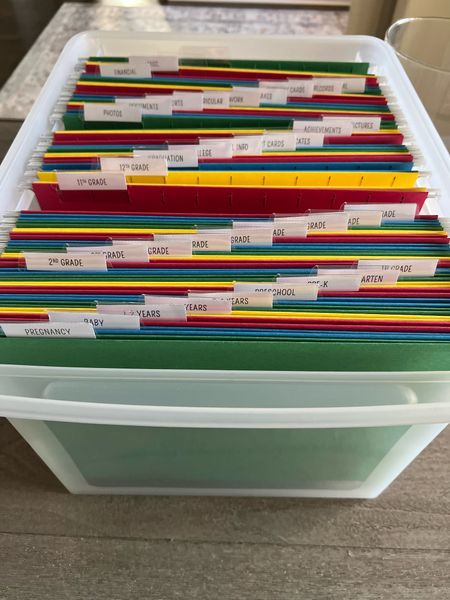 Milestone box - supplies from target and labels from Etsy 

#LTKhome #LTKunder50 #LTKkids