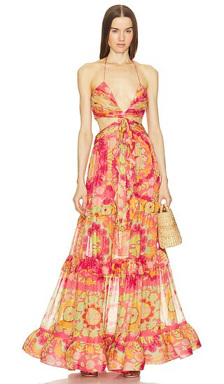 Freya Dress in Camellia Rose | Floral Gown | Spring Maxi Dress Spring Summer Maxi Dress Summer Dress | Revolve Clothing (Global)