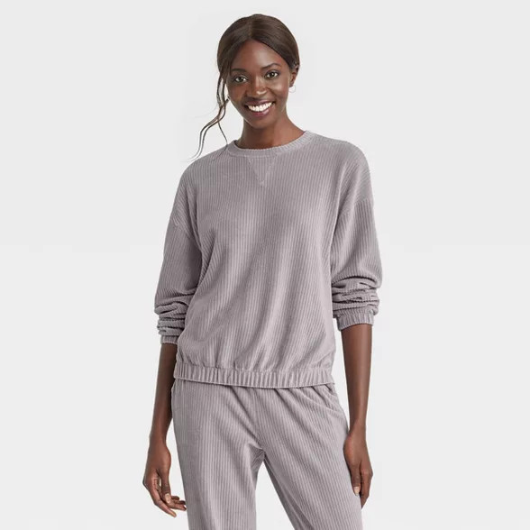 Women's Velour Sweatshirt - A New Day™ | Target